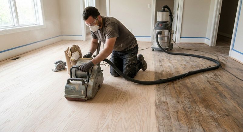 Ash Floor Refinishing in Roswell, GA