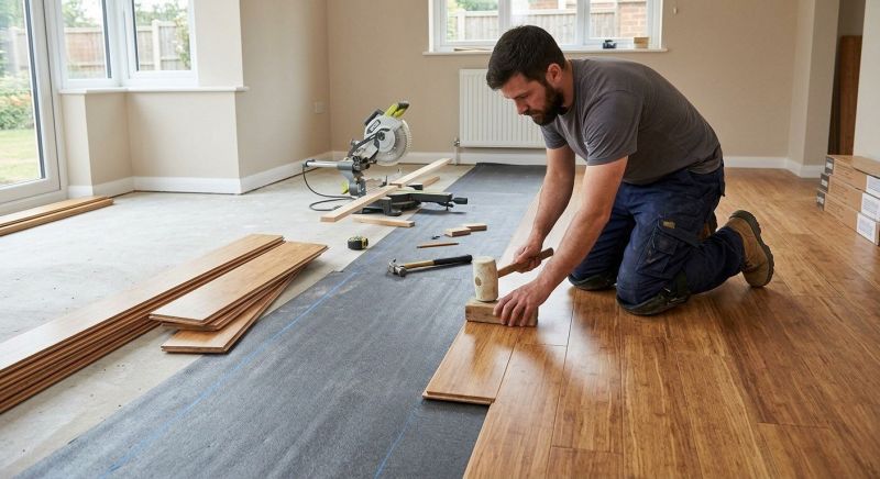 Bamboo Flooring Installation in Roswell, GA