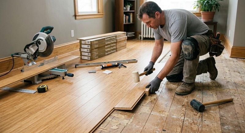 Bamboo Flooring Installation in Roswell, GA