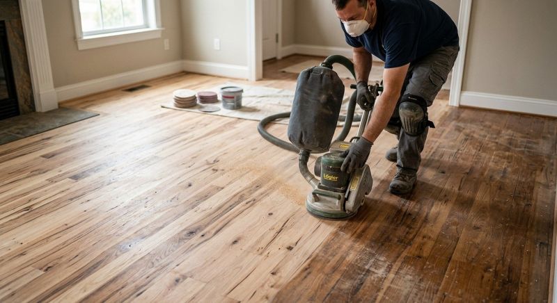 Cherry Floor Refinishing in Roswell, GA
