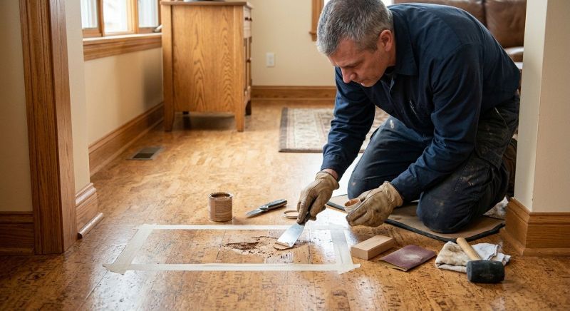 Cork Floor Repair in Roswell, GA