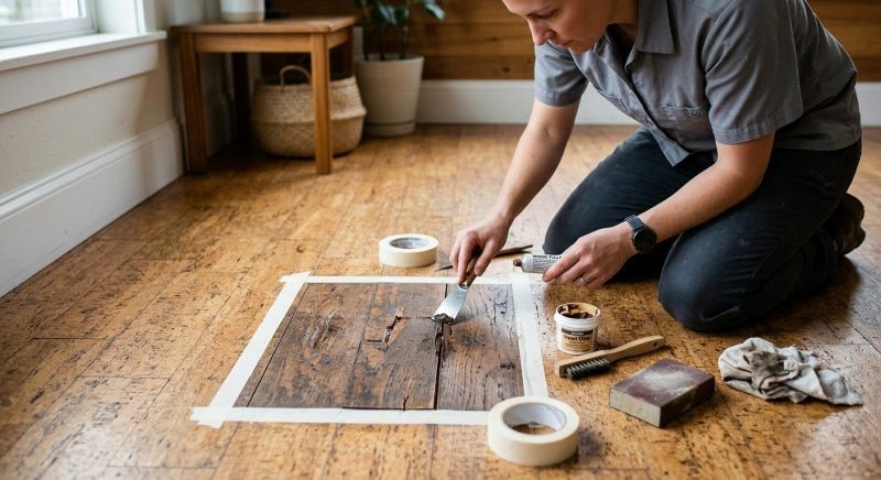 Cork Floor Repair in Roswell, GA