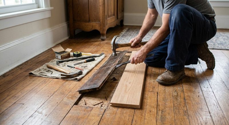 Floor Board Repair in Alpharetta, GA
