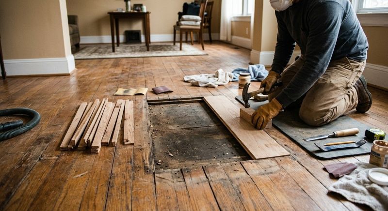 Floor Board Repair in Cobb County, GA
