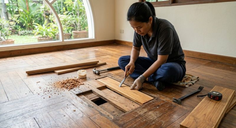 Floor Board Repair in Roswell, GA