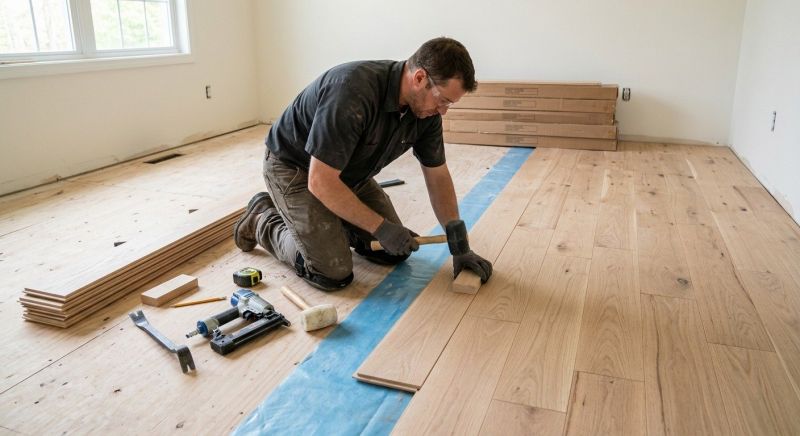 Hardwood Floor Installation in Roswell, GA