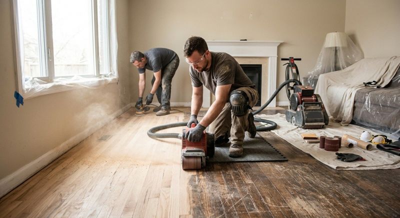 Hardwood Floor Renovation in Roswell, GA
