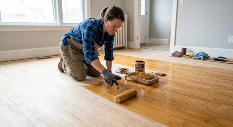 Hardwood Floor Staining in Acworth, GA