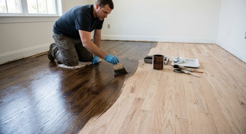 Hardwood Floor Staining in Cobb County, GA