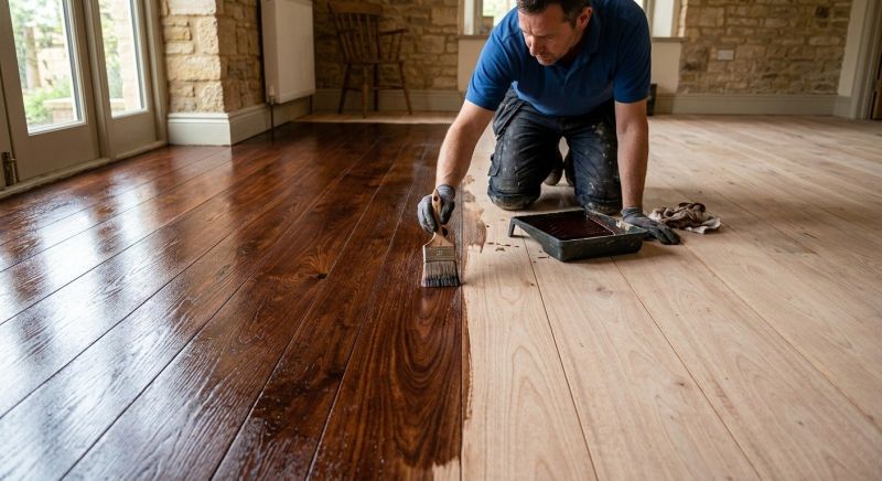 Hardwood Floor Staining in Cobb County, GA