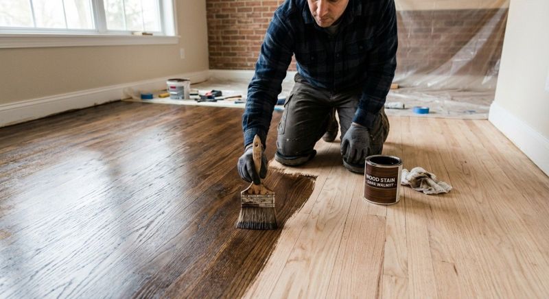 Hardwood Floor Staining in Decatur, GA