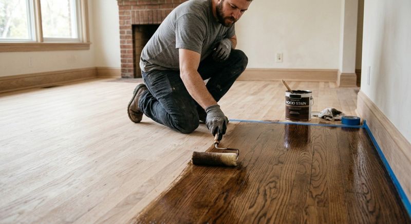 Hardwood Floor Staining in Dekalb County, GA
