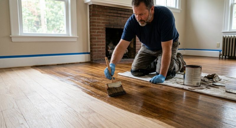 Hardwood Floor Staining in Duluth, GA