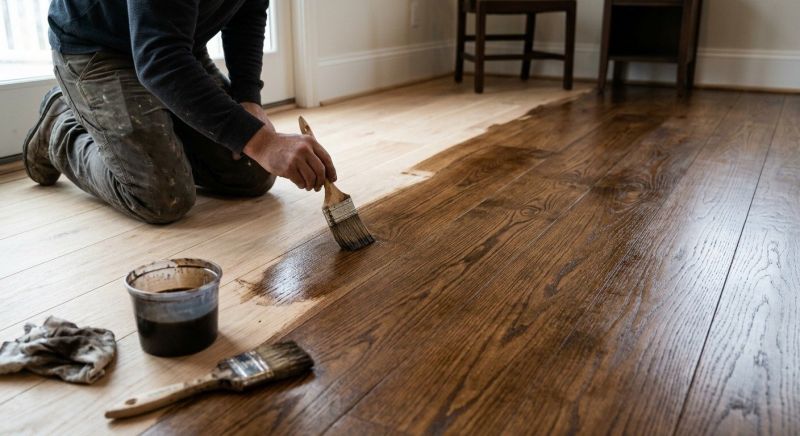 Hardwood Floor Staining in Duluth, GA