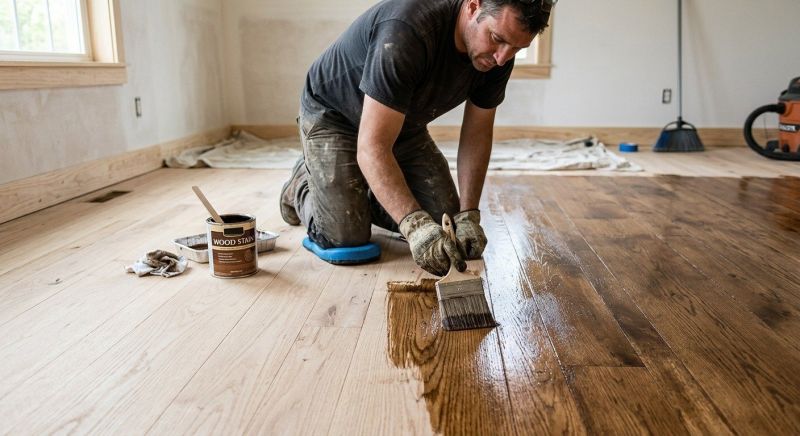 Hardwood Floor Staining in Forsyth County, GA