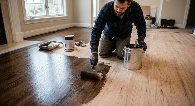 Hardwood Floor Staining in Lawrenceville, GA
