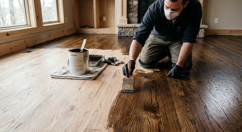 Hardwood Floor Staining in Lilburn, GA