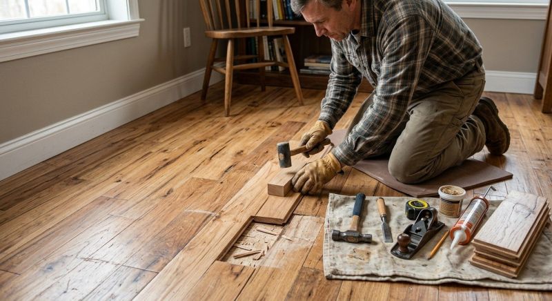 Hickory Floor Repair in Roswell, GA