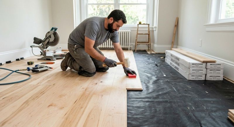 Maple Flooring Installation in Gwinnett County, GA