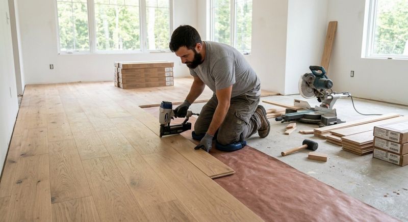 Oak Floor Installation in Alpharetta, GA