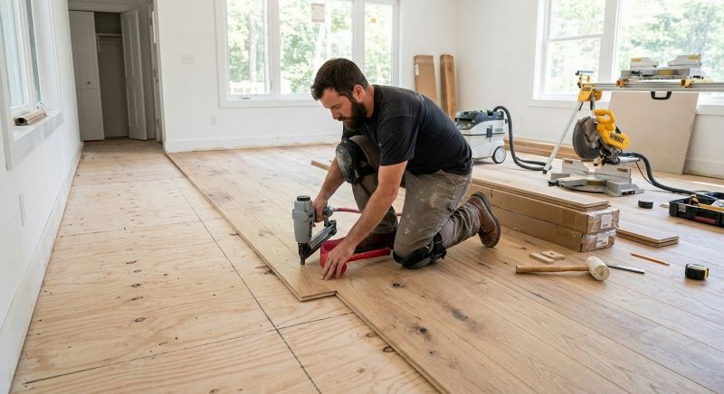 Oak Floor Installation in Cobb County, GA