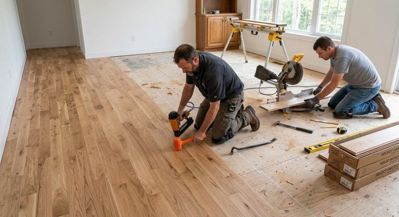 Oak Floor Installation in Dekalb County, GA