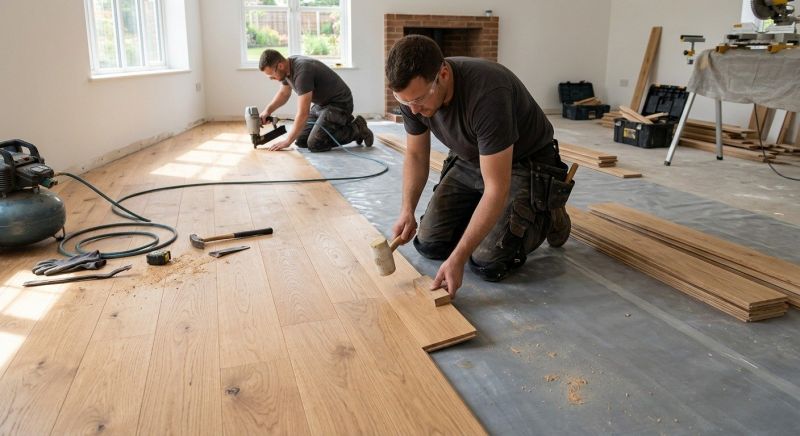 Oak Floor Installation in Dekalb County, GA
