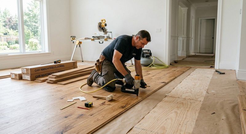 Oak Floor Installation in Gwinnett County, GA