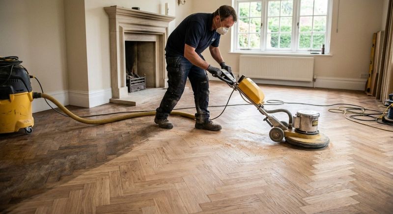 Parquet Floor Refinishing in Roswell, GA