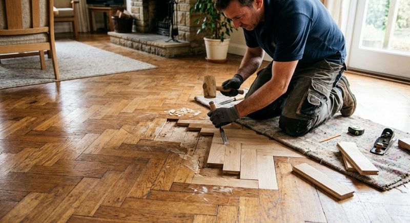 Parquet Flooring Repair in Roswell, GA