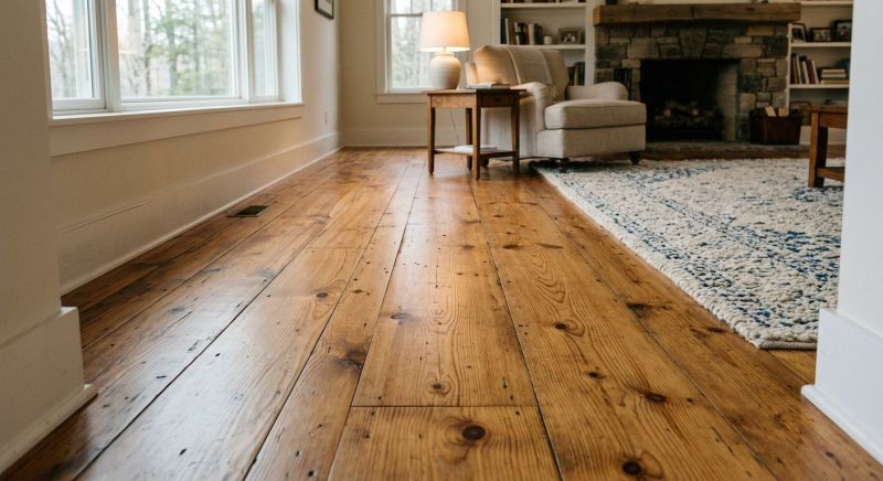Pine Floor Installation in Roswell, GA