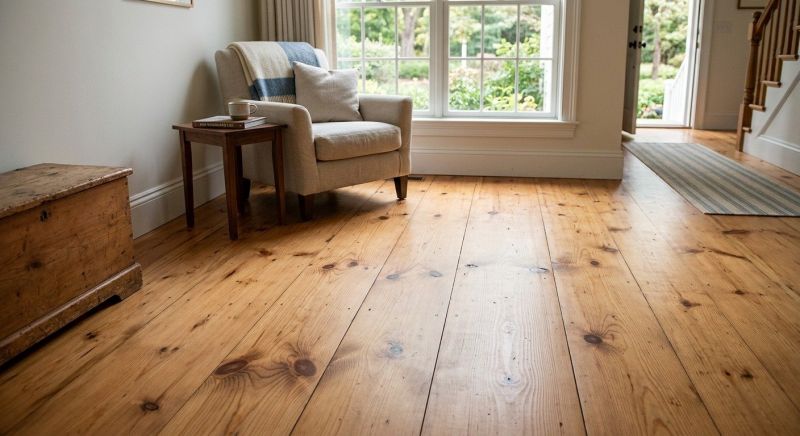 Pine Floor Installation in Roswell, GA