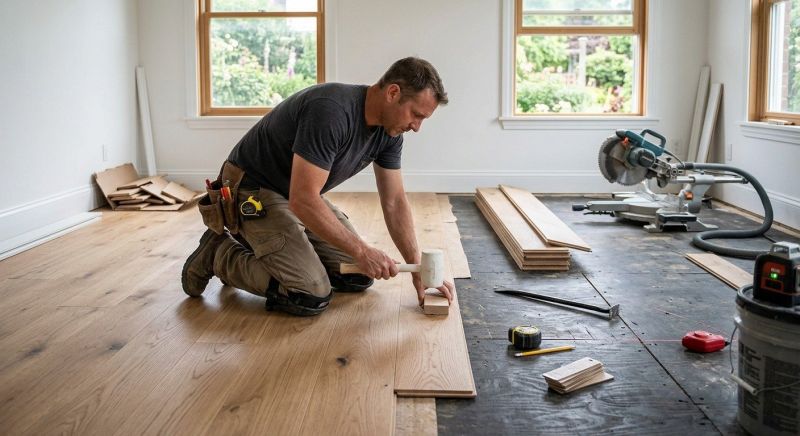 Plank Floor Installation in Roswell, GA
