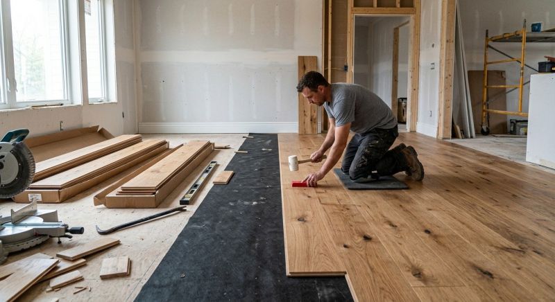 Plank Floor Installation in Roswell, GA