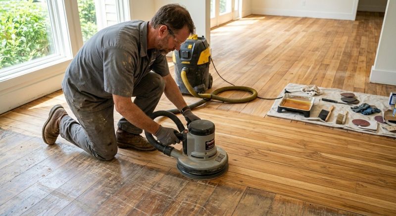 Teak Floor Refinishing in Roswell, GA