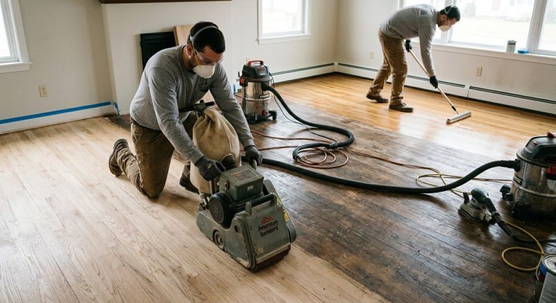 Walnut Floor Refinishing in Roswell, GA