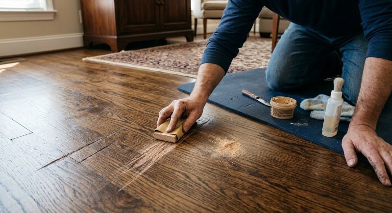 Wood Floor Scratch Repair in Ball Ground, GA