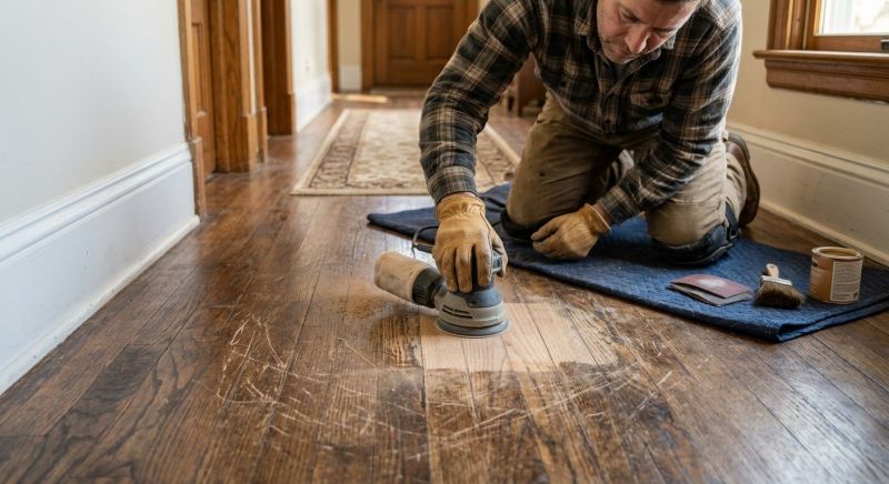 Wood Floor Scratch Repair in Buford, GA