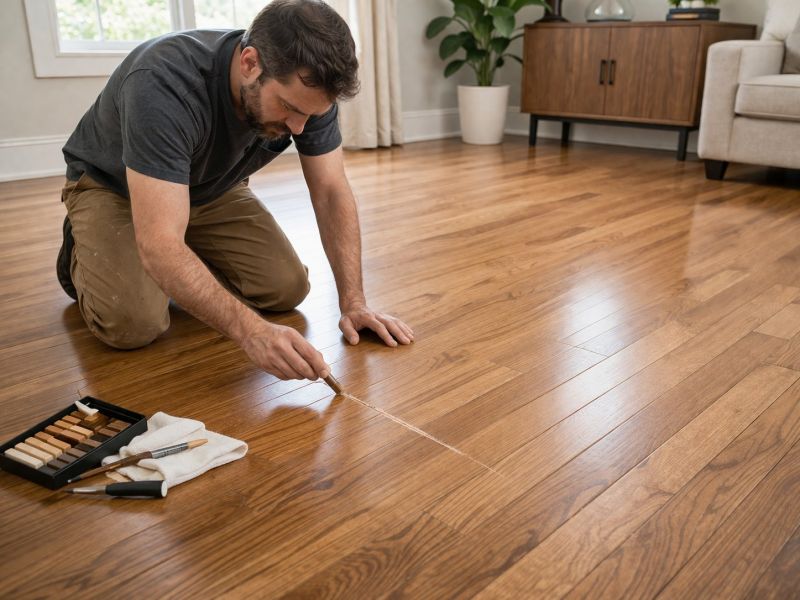 Wood Floor Scratch Repair in Mableton, GA