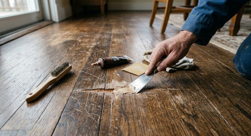 Wood Floor Scratch Repair in Tucker, GA